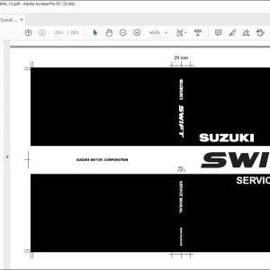 2000-2010 Suzuki Swift RS415 SERVICE MANUAL - PDF DOWNLOAD