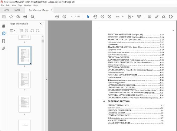 Aichi SR-123 ISR403 SERVICE MANUAL SME-114B - PDF DOWNLOAD ...