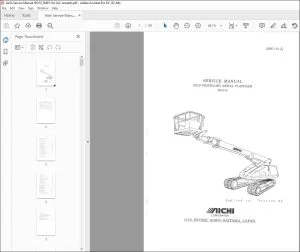 Aichi SR-210 SERVICE MANUAL SME-113 A - PDF DOWNLOAD