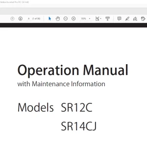 Aichi SR12C SR14CJ OPERATION MANUAL SSJ00068 - PDF DOWNLOAD