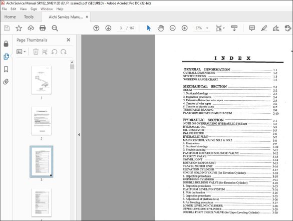 Aichi SR182 ISR602 SERVICE MANUAL SME-112D - PDF DOWNLOAD ...