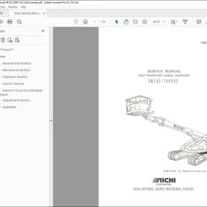 Aichi SR182ISR602 SERVICE MANUAL SME-112 A - PDF DOWNLOAD