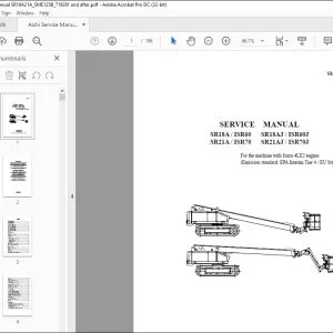 Aichi SR18A ISR60 SR18AJ ISR60J SR21A ISR70 SR21AJ ISR70J SERVICE MANUAL SME- 125B - PDF DOWNLOAD