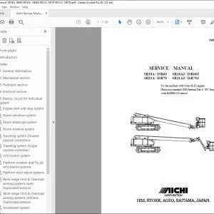 Aichi SR18A / ISR60 SR18AJ / ISR60J SR21A / ISR70 SR21AJ / ISR70J SERVICE MANUAL SME- 125E - PDF DOWNLOAD