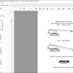 Aichi SR18AJ-SR21AJ OPERATION MANUAL FS-289S - PDF DOWNLOAD