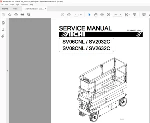 Aichi SV06CNL-SV2032C SV08CNL-SV2632C SERVICE MANUAL SSJ00002 - PDF DOWNLOAD