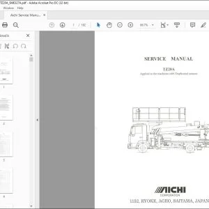 Aichi TZ20A SERVICE MANUAL SME-327A - PDF DOWNLOAD