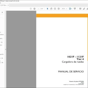Case 1021F - 1121F Tier 4 Cargadora de ruedas Manual de Servicio 47795785 - PDF DOWNLOAD