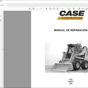 Case 435 445CT 445 Cargadorass Compactas Service Manual 87492113 - PDF DOWNLOAD