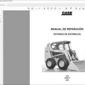 Case 435 445CT 445 Skid Steer Manual del Reparacion - PDF DOWNLOAD