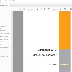 Case 521D Cargadora Manual del Operador 6-26430 - PDF DOWNLOAD
