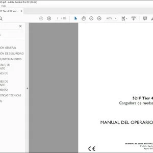 Case 521F Tier 4 Cargadora de Ruedas Manual del Operario 47554932 - PDF DOWNLOAD