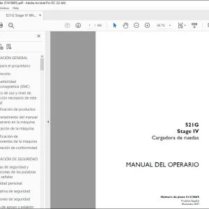 Case 521G Stage IV Cargadora de Ruedas Manual del Operario 51418665 - PDF DOWNLOAD