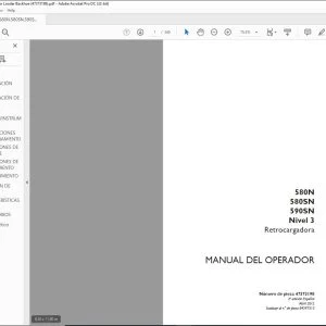 Case 580N 580SN 590SN Nivel 3 Retrocargadora Manual Del Operador 47373198 - PDF DOWNLOAD