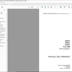 Case 580ST 590ST 695ST Fase IIIB Retrocargadora Manual Del Operario 47900142 - PDF DOWNLOAD