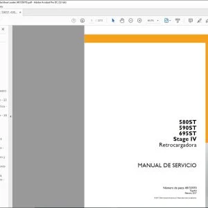 Case 580ST 590ST 695ST Stage IV Retrocargadora Manual De Servicio 48155970 - PDF DOWNLOAD