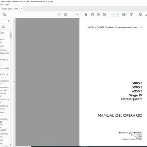 Case 580ST 590ST 695ST Stage IV Retrocargadora Manual del Operario 51415387 - PDF DOWNLOAD