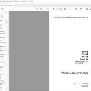 Case 580ST 590ST 695ST Stage IV Retrocargadora Manual del Operario 51421505 - PDF DOWNLOAD