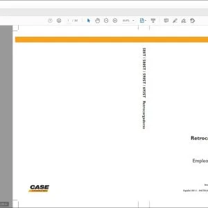 Case 580T 580ST 590ST 695ST Retrocargadoras Empleo y Cuidado 84392823 - PDF DOWNLOAD