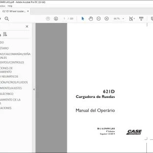 Case 621D Cargadora de Ruedas Manual del Operário 6-39490 - PDF DOWNLOAD
