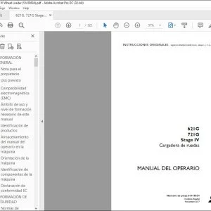 Case 621G 721G Stage IV Cargadora de ruedas Manual del operario 51418834 - PDF DOWNLOAD