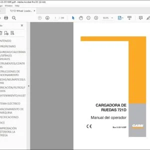 Case 721D Cargadora de ruedas Manual del Operador 6-35110SP - PDF DOWNLOAD