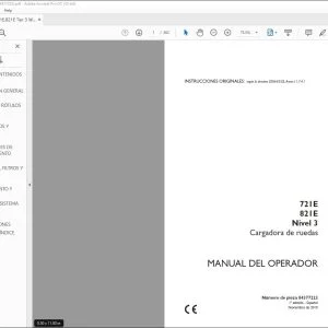 Case 721E 821E Nivel 3 Cargadora de ruedas Manual del Operador 84377223 - PDF DOWNLOAD