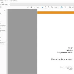 Case 721F Nivel 4 Cargadora de ruedas Manual de Reparaciones 84527025 - PDF DOWNLOAD
