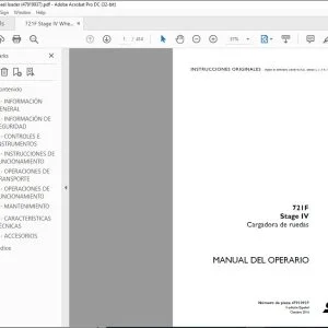 Case 721F Stage IV Cargadora de ruedas Manual del Operario 47919937 - PDF DOWNLOAD