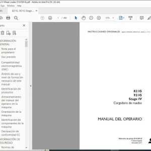 Case 821G 921G Stage IV Cargadora de ruedas Manual del Operario 51418914 - PDF DOWNLOAD