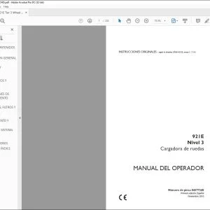 Case 921E Nivel 3 Cargadora de ruedas Manual del Operador 84377240 - PDF DOWNLOAD