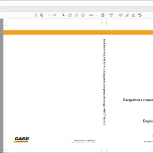 Case Skid Steer 435 445 Serie 3 Cargadora compacta de orugas 445CT Serie 3 Empleo y Cuidado 84268636 - PDF DOWNLOAD