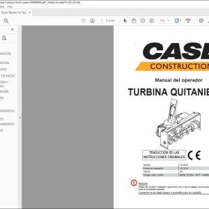Case YETI STD YETI HD Turbina quitanieves Manual de Uso y Mantenimiento 48080905 - PDF DOWNLOAD