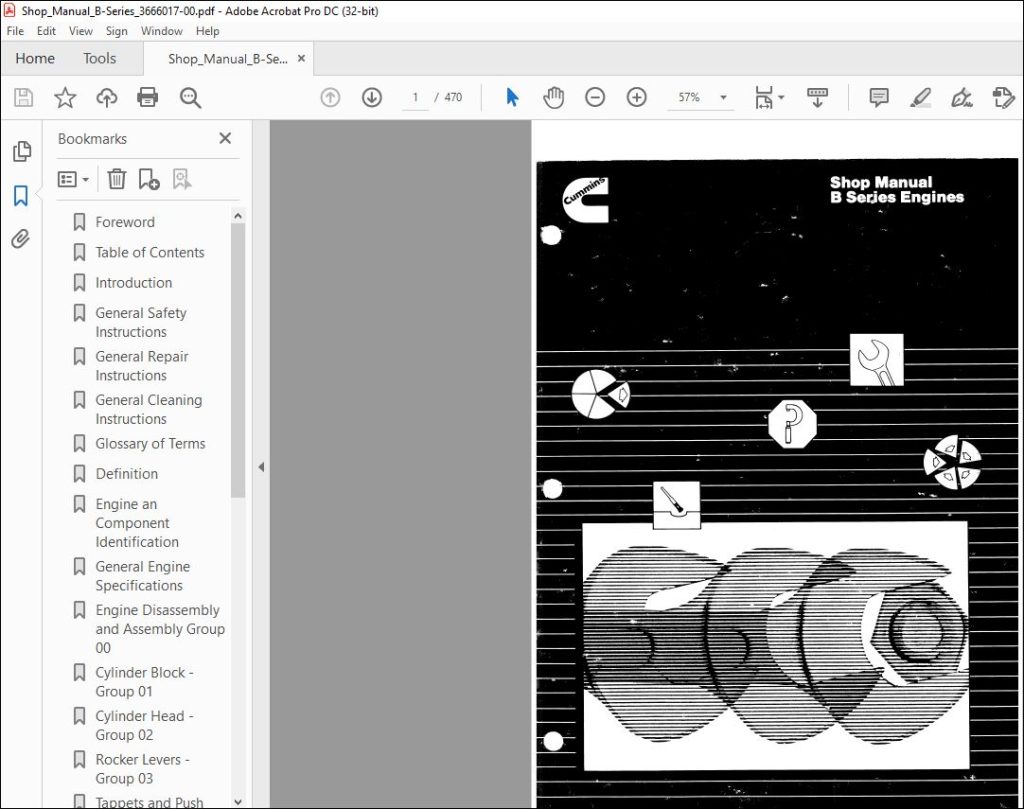 Cummins B Series Engines Shop Manual - PDF DOWNLOAD - HeyDownloads ...