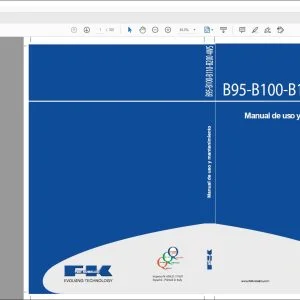 Fiat Kobelco B95-B100-B110-B200 4WS Manual de uso y mantenimiento - PDF DOWNLOAD