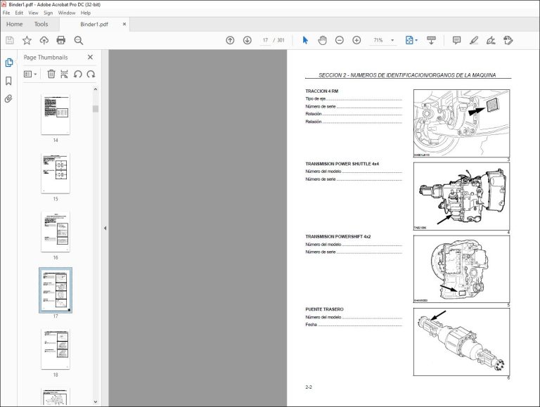 Fiat Kobelco B95-B100-B110-B200 4WS Manual De Uso Y Mantenimiento - PDF ...