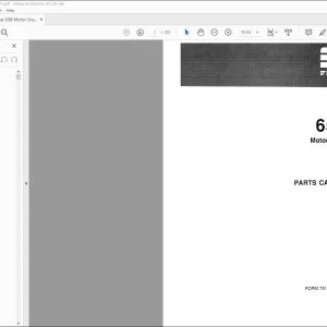 Fiatallis 65-B Motor Grader Parts Catalog Manual 73114341 - PDF DOWNLOAD