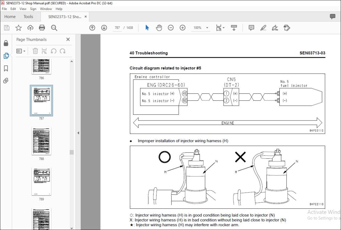 Komatsu HD325-7R HD405-7R Dump Truck Shop Manual SEN02373-12 - PDF ...