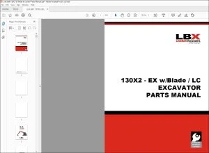 Link Belt 130X2 EX w Blade LC Excavator Parts Manual 2207 - PDF DOWNLOAD