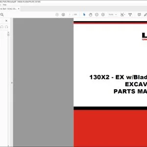 Link Belt 130X2 EX w Blade LC Excavator Parts Manual 2207 - PDF DOWNLOAD