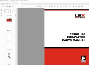 Link Belt 160X2 - EX Excavator Parts Manual 2204 - PDF DOWNLOAD