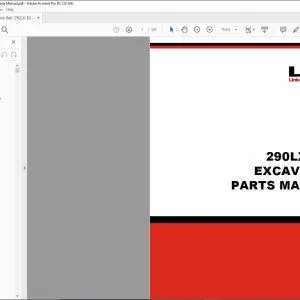 Link Belt 290LX - EX Excavator Parts Manual 1028 - PDF DOWNLOAD