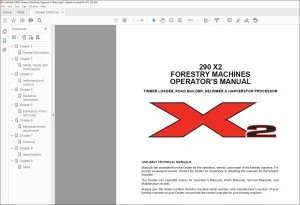 Link Belt 290X2 Forestry Machines Operator's Manual - PDF DOWNLOAD