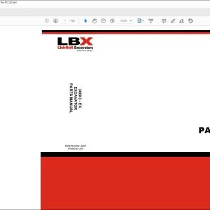 Link Belt 300X3-EX Excavator Parts Manual 2255 - PDF DOWNLOAD