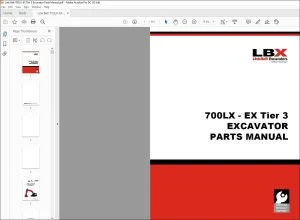 Link Belt 700LX EX Tier 3 Excavator Parts Manual 1130 - PDF DOWNLOAD