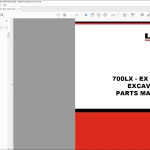 Link Belt 700LX EX Tier 3 Excavator Parts Manual 1130 - PDF DOWNLOAD