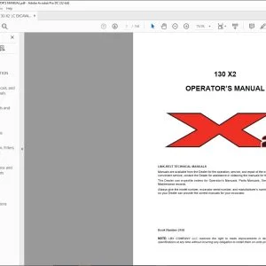 Linkbelt 130 X2 EXCAVATORS OPERATOR’S MANUAL 2106 - PDF DOWNLOAD