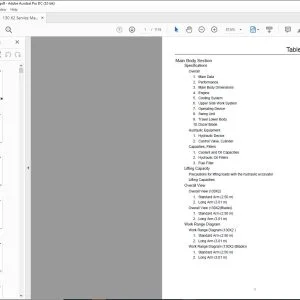 Linkbelt 130 x2 EXCAVATOR SERVICE MANUAL 2307 - PDF DOWNLOAD