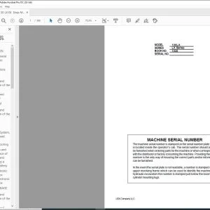 Linkbelt 130LX Crawler Excavators Service Manual 1030 - PDF DOWNLOAD