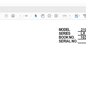 Linkbelt 210LX EXCAVATOR SHOP MANUAL 1032 - PDF DOWNLOAD